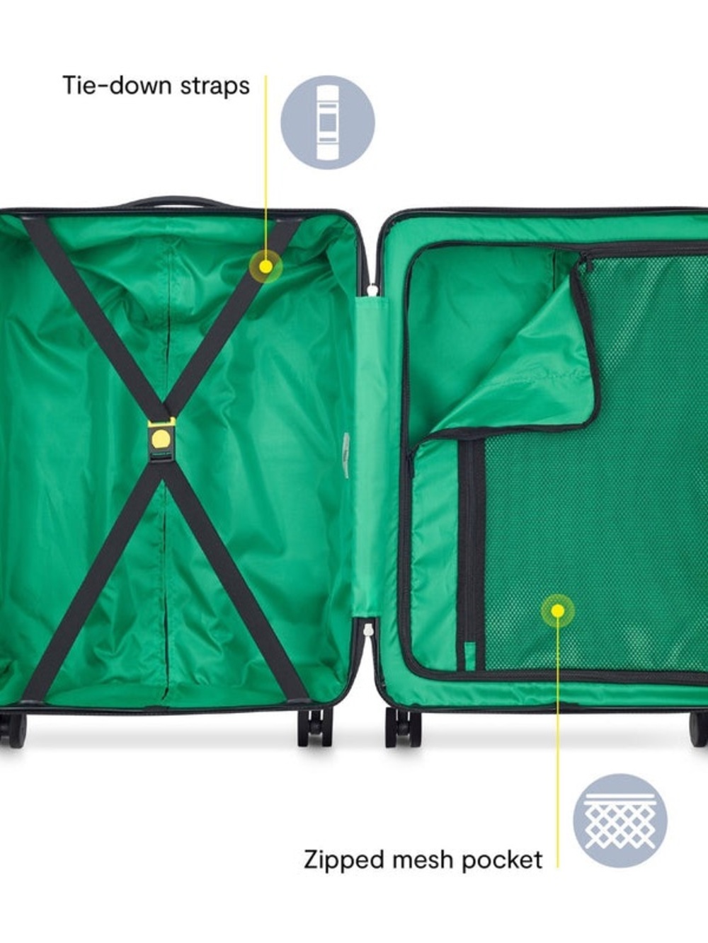DELSEY PARIS × Benetton Hardside
Spinner Luggage Bright Hardshell🏖️ - Picture 16 of 16